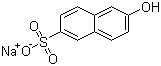 structure of CAS# 135-55-7, Sodium 2-naphthol-7-sulfonate;Sodium 7-hydroxynaphthalene-2-sulphonate