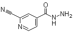 2-Cyano-4-pyridinecarboxylic acid hydrazide molecular structure (CAS 135048-32-7)