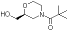 (S)-N-Boc-2-Hydroxymethylmorpholine molecular structure (CAS 135065-76-8)