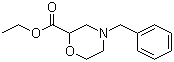 结构式 CAS# 135072-32-1, 4-苯甲基-2-吗啉羧酸乙酯