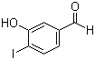 结构式 CAS# 135242-71-6, 3-羟基-4-碘苯甲醛
