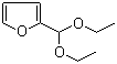 结构式 CAS# 13529-27-6, 2-糠醛缩二乙醇; 2-呋喃甲醛缩二乙醇