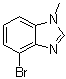 structure of CAS# 1353679-63-6, 4-Bromo-1-methyl-1H-benzimidazole