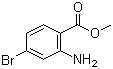 结构式 CAS# 135484-83-2, 2-氨基-4-溴苯甲酸甲酯