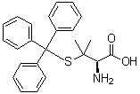 3-[(Triphenylmethyl)thio]-L-valine molecular structure (CAS 135681-66-2)
