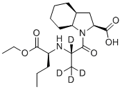 结构式 CAS# 1356929-58-2, 培哚普利-d4