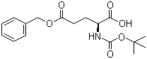 structure of CAS# 13574-13-5, Boc-L-Glutamic acid 5-benzylester;N-(tert-Butoxycarbonyl)-L-glutamic acid 5-benzylester; 5-Benzyl N-[(1,1-dimethylethoxy)carbonyl]-L-glutamate