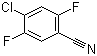 structure of CAS# 135748-35-5, 4-Chloro-2,5-difluorobenzonitrile