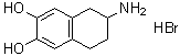 6-Amino-5,6,7,8-tetrahydro-2,3-naphthalenediol hydrobromide molecular structure (CAS 13575-86-5)