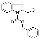 2,3-Dihydro-2-(hydroxymethyl)-1H-indole-1-carboxylic acid phenylmethyl ester molecular structure (CAS 135829-04-8)