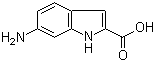 6-Amino-1H-indole-2-carboxylic acid molecular structure (CAS 135855-63-9)