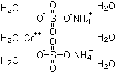 structure of CAS# 13586-38-4, Ammonium cobalt(II) sulfate hexahydrate;Cobalt(II) diammonium sulfate hexahydrate