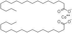 Cobalt stearate molecular structure (CAS 13586-84-0)
