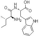 structure of CAS# 13589-06-5, N-L-Isoleucyl-L-tryptophan;L-Isoleucyl-L-tryptophan