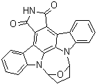 9,10,11,12-Tetrahydro-9,12-epoxy-1H-diindolo[1,2,3-fg:3',2',1'-kl]pyrrolo[3,4-i][1,6]benzodiazocine-1,3(2H)-dione molecular structure (CAS 135897-06-2)
