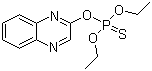 structure of CAS# 13593-03-8, Quinalphos;O,O-Diethyl O-2-quinoxalinyl phosphorothioate; Diethyl O-(2-quinoxalyl) phosphorothioate