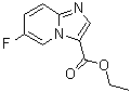 structure of CAS# 1359655-87-0, 6-Fluoroimidazo[1,2-a]pyridine-3-carboxylic acid ethyl ester