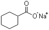 环己甲酸钠分子结构 (CAS 136-01-6)