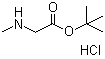 Sarcosine tert-butyl ester hydrochloride molecular structure (CAS 136088-69-2)