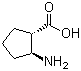 结构式 CAS# 136315-77-0, (1R,2R)-(-)-2-氨基-1-环戊烷羧酸