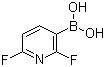 structure of CAS# 136466-94-9, 2,6-Difluoropyridine-3-boronic acid