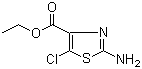 结构式 CAS# 136539-01-0, 2-氨基-5-氯噻唑-4-甲酸乙酯