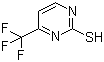 structure of CAS# 136547-17-6, 4-(Trifluoromethyl)-2-pyrimidinethiol;4-(Trifluoromethyl)pyrimidine-2-thiol