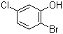 structure of CAS# 13659-23-9, 2-Bromo-5-chlorophenol