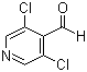 3,5-Dichloro-4-pyridinecarboxaldehyde molecular structure (CAS 136590-83-5)