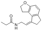 structure of CAS# 1365920-11-1, Ramelteon Impurity 16;N-[2-(1,2,6,7-tetrahydro-8H-indeno[5,4-b]furan-8-ylidene)ethyl]-PropanaMide