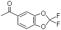 structure of CAS# 136593-45-8, 5-Acetyl-2,2-difluoro-1,3-benzodioxole