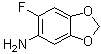 structure of CAS# 1366234-03-8, 6-Fluoro-1,3-benzodioxol-5-amine;(6-Fluoro-1,3-benzodioxol-5-yl)amine