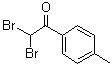 2,2-Dibromo-4'-methylacetophenone molecular structure (CAS 13664-98-7)