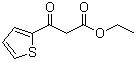 Ethyl 3-oxo-3-(thiophen-2-yl)propanoate molecular structure (CAS 13669-10-8)