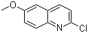 2-Chloro-6-methoxyquinoline molecular structure (CAS 13676-02-3)