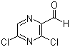 3,5-Dichloropyrazine-2-carbaldehyde molecular structure (CAS 136866-27-8)