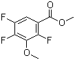 Methyl 3-methoxy-2,4,5-trifluorobenzoate molecular structure (CAS 136897-64-8)
