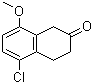 5-Chloro-8-methoxyl-2-tetralone molecular structure (CAS 136949-71-8)