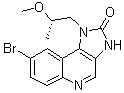 结构式 CAS# 1369532-69-3, 8-溴-1,3-二氢-1-[(2S)-2-甲氧基丙基]-2H-咪唑并[4,5-c]喹啉-2-酮