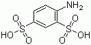 Aniline-2,4-disulfonic acid molecular structure (CAS 137-51-9)