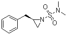 结构式 CAS# 1370406-77-1, (R)-2-苄基-N,N-二甲基氮丙啶-1-磺酰胺