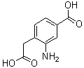 structure of CAS# 1373232-85-9, 2-Amino-4-carboxybenzeneacetic acid