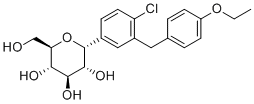 结构式 CAS# 1373321-04-0, 1R-达格列嗪