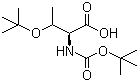 Boc-O-tert-butyl-L-threonine molecular structure (CAS 13734-40-2)