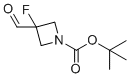 1-Boc-3-fluoroazetidine-3-carbaldehyde molecular structure (CAS 1374658-52-2)