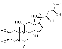 Rhapontisterone molecular structure (CAS 137476-71-2)