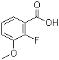 2-Fluoro-3-methoxybenzoic acid molecular structure (CAS 137654-20-7)