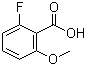 2-Fluoro-6-methoxybenzoic acid molecular structure (CAS 137654-21-8)
