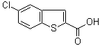 5-Chloro-2-benzothiophenecarboxylic acid molecular structure (CAS 13771-75-0)