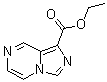 structure of CAS# 1377584-27-4, Imidazo[1,5-a]pyrazine-1-carboxylic acid ethyl ester